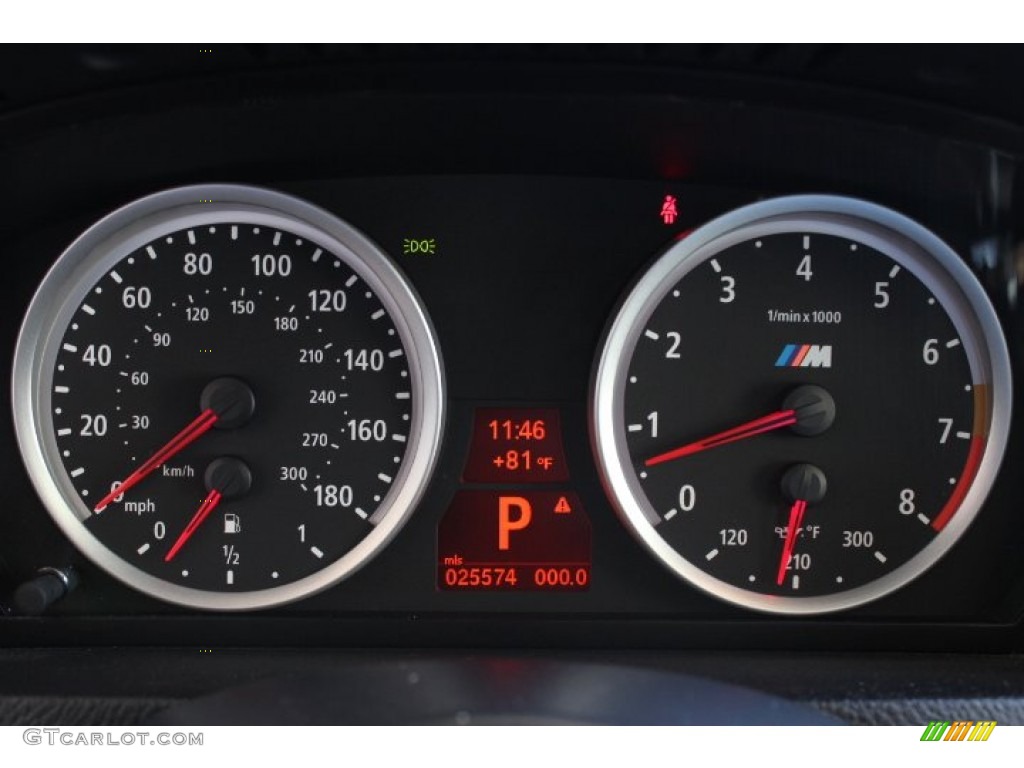 2010 BMW X5 M Standard X5 M Model Gauges Photo #86213348