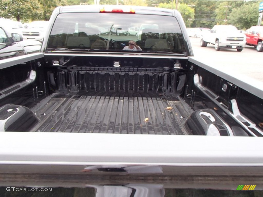 2014 Silverado 1500 WT Double Cab 4x4 - Black / Jet Black/Dark Ash photo #11