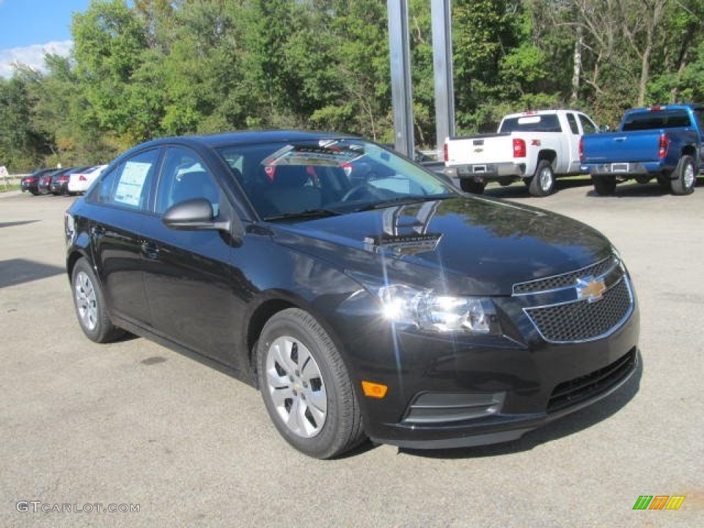 Black Granite Metallic 2014 Chevrolet Cruze LS Exterior Photo #86213480