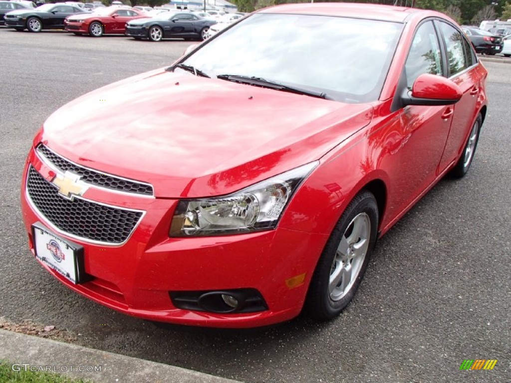 2014 Cruze LT - Red Hot / Jet Black photo #1