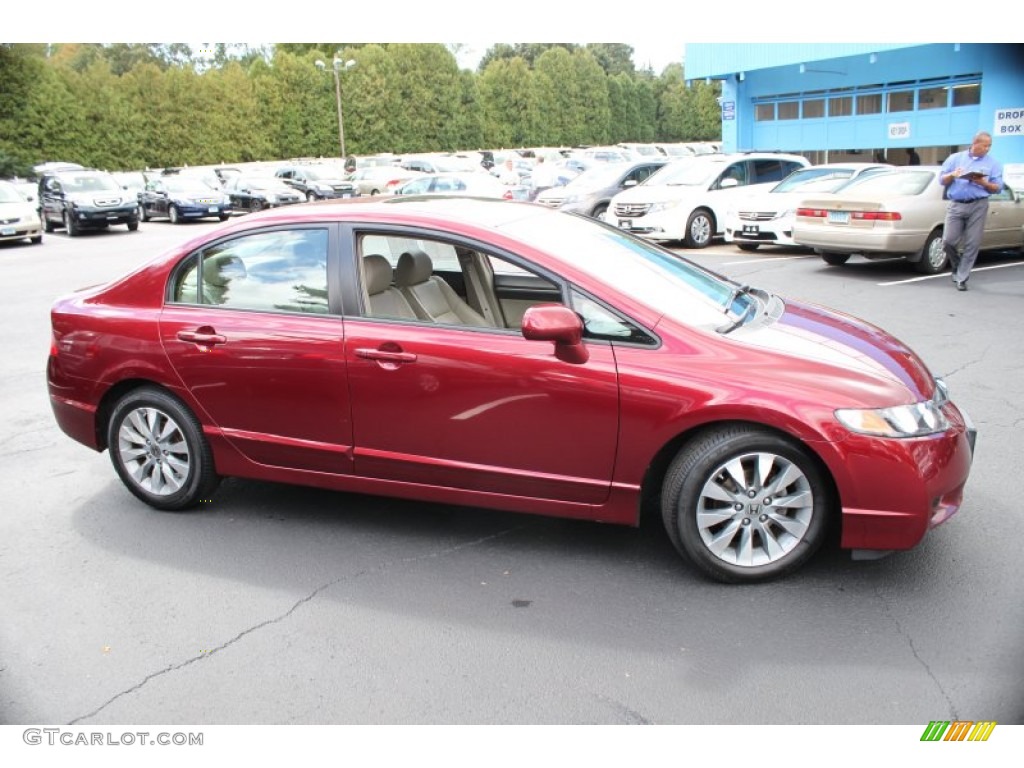 Tango Red Pearl 2011 Honda Civic EX-L Sedan Exterior Photo #86214224