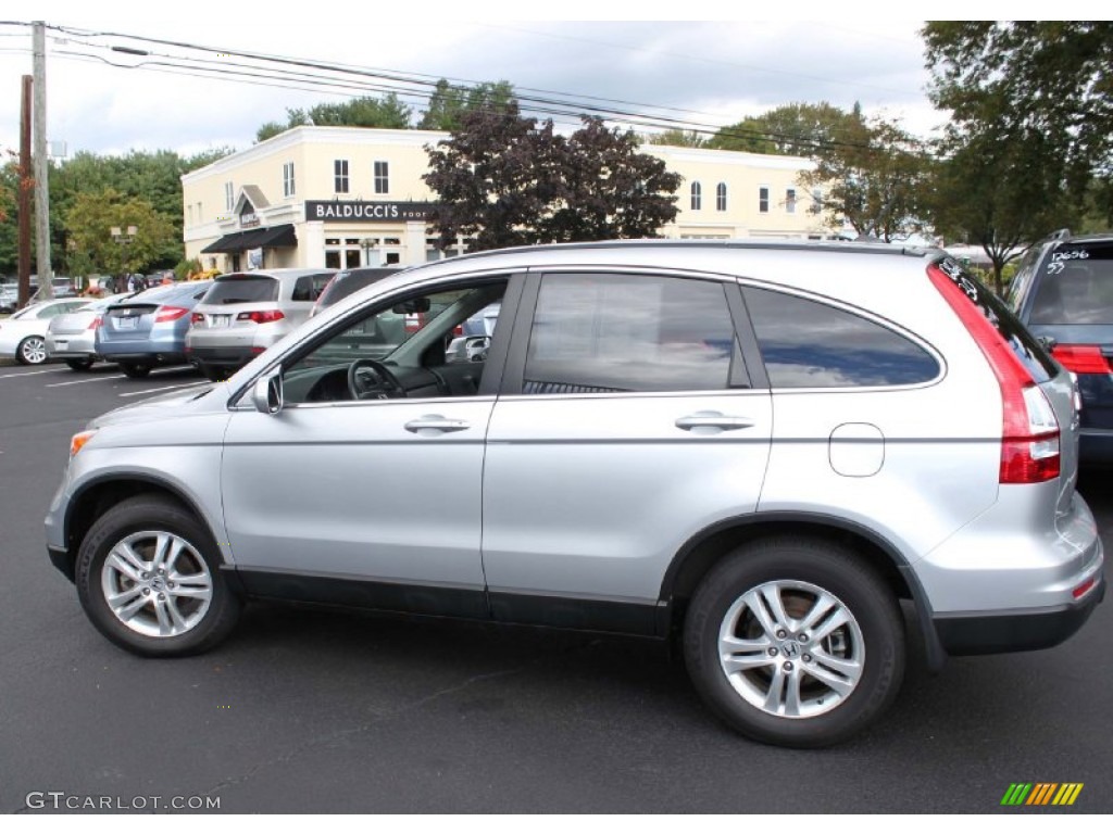 2010 CR-V EX-L AWD - Alabaster Silver Metallic / Gray photo #11