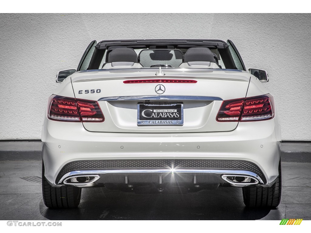 2014 E 550 Cabriolet - Diamond White Metallic / Black photo #3