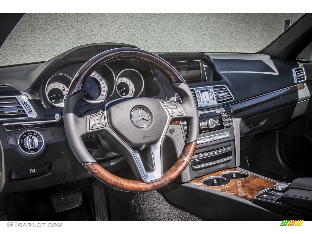 2014 Mercedes-Benz E 550 Cabriolet Black Dashboard Photo #86216174