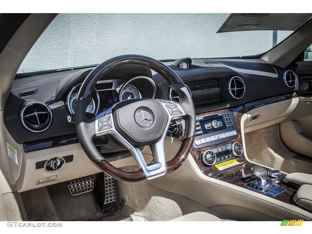 2014 SL 550 Roadster - Lunar Blue Metallic / Beige/Brown photo #5