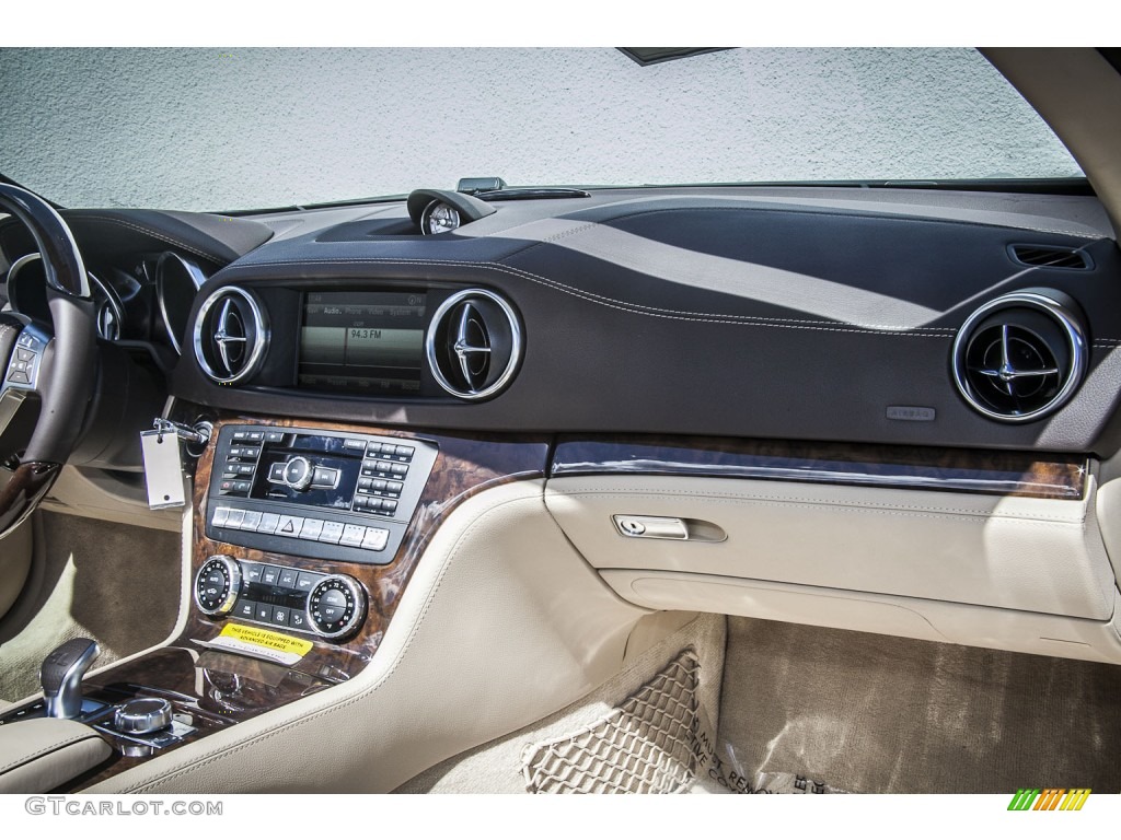 2014 SL 550 Roadster - Lunar Blue Metallic / Beige/Brown photo #8