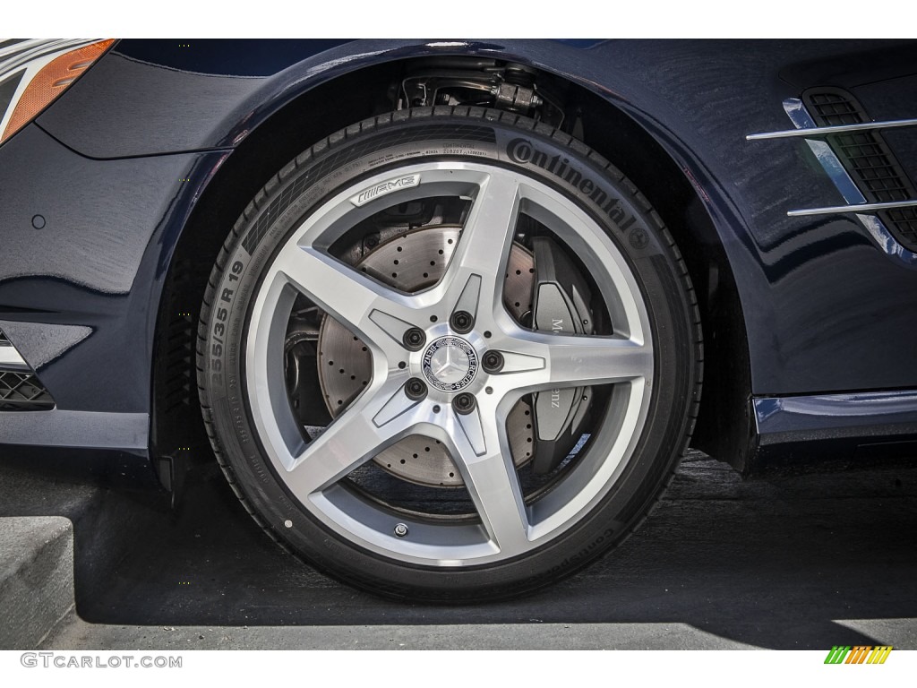 2014 SL 550 Roadster - Lunar Blue Metallic / Beige/Brown photo #10
