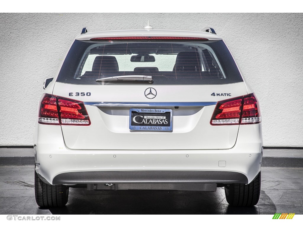 2014 E 350 4Matic Wagon - Diamond White Metallic / Black photo #3
