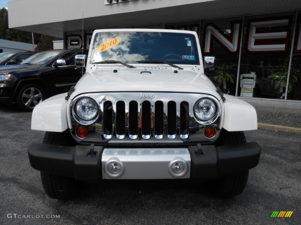 2010 Wrangler Sahara 4x4 - Stone White / Dark Khaki/Medium Khaki photo #2