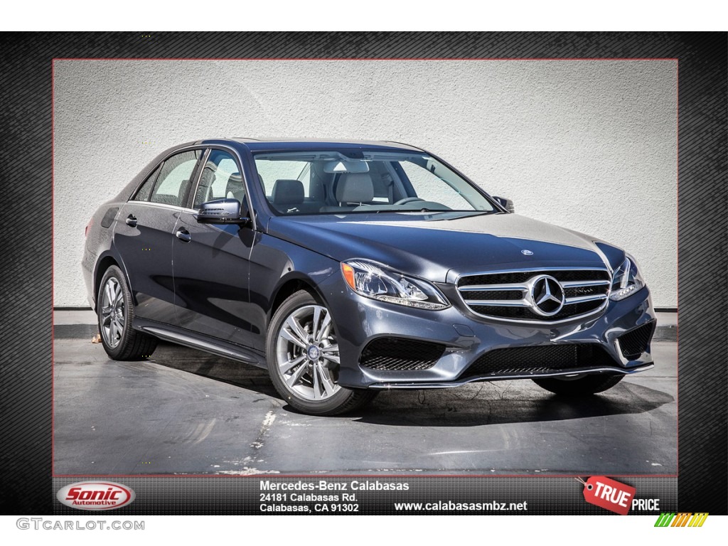 2014 E 400 Hybrid Sedan - Steel Gray Metallic / Gray/Dark Gray photo #1