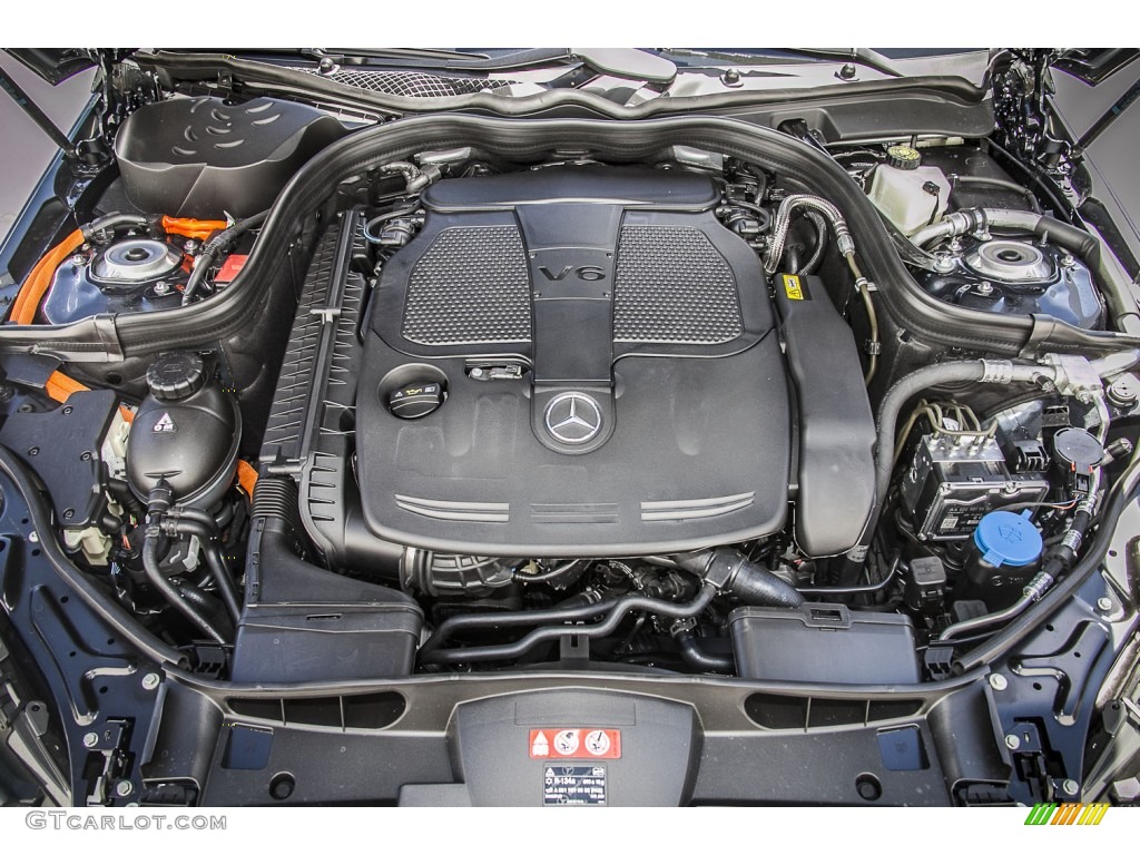 2014 Mercedes-Benz E 400 Hybrid Sedan Engine Photos