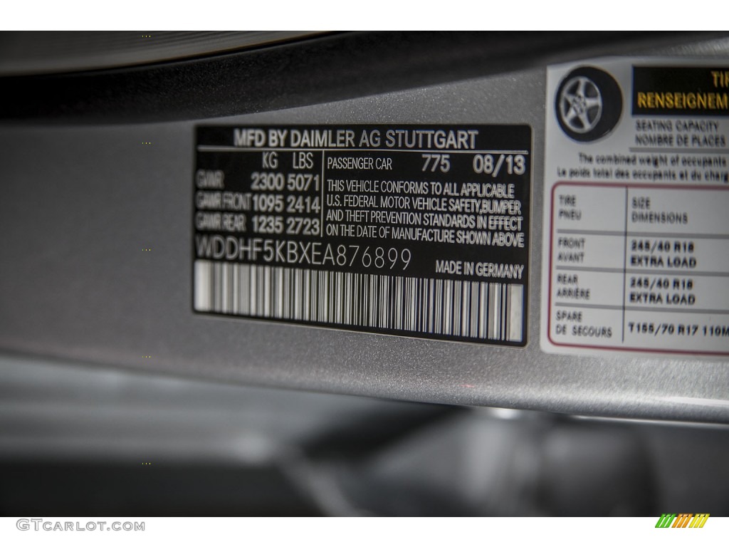 2014 E 350 Sport Sedan - Iridium Silver Metallic / Gray/Dark Gray photo #7