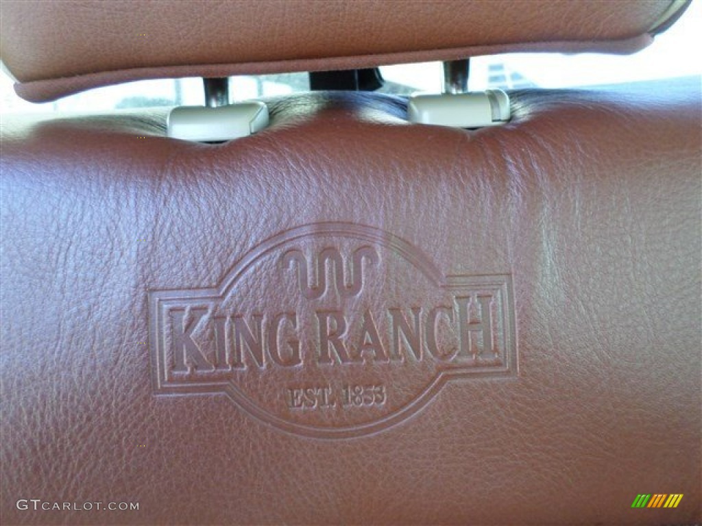 2010 F150 King Ranch SuperCrew - Oxford White / Chapparal Leather photo #15