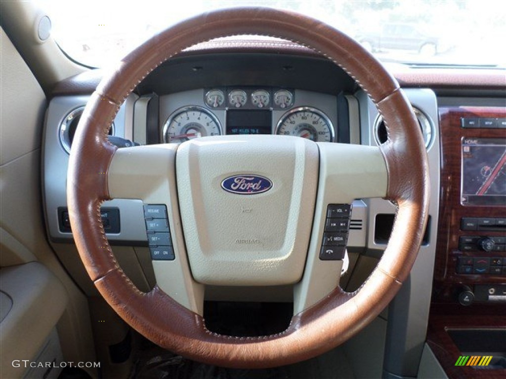 2010 F150 King Ranch SuperCrew - Oxford White / Chapparal Leather photo #18