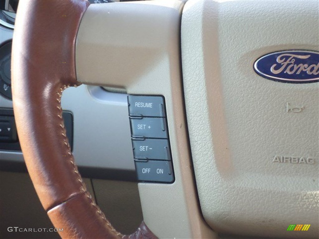 2010 F150 King Ranch SuperCrew - Oxford White / Chapparal Leather photo #19