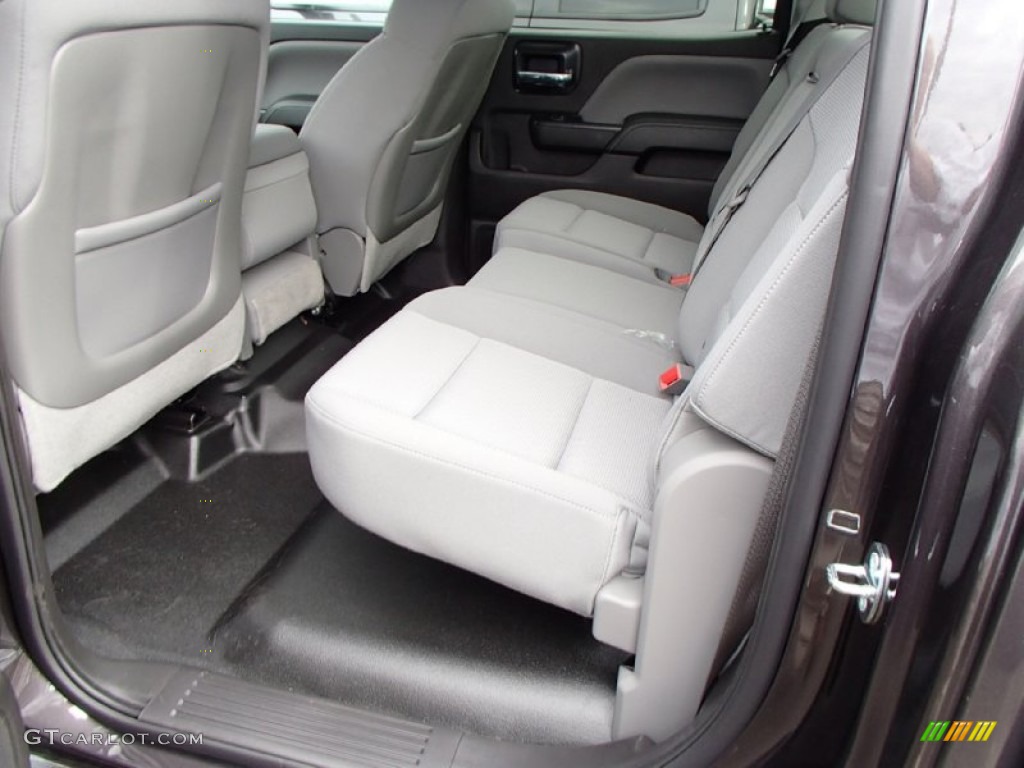 2014 Chevrolet Silverado 1500 WT Crew Cab Rear Seat Photo #86219201