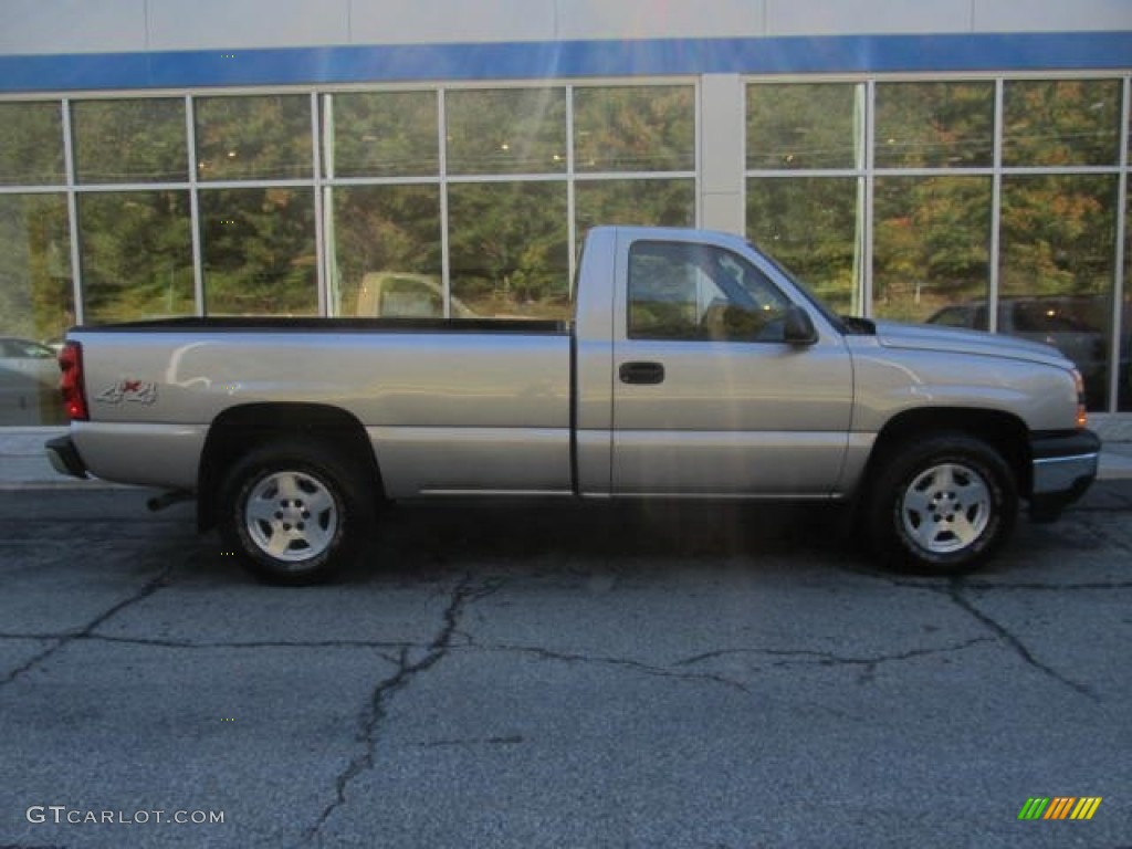 2006 Silverado 1500 Work Truck Regular Cab 4x4 - Sandstone Metallic / Dark Charcoal photo #2