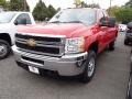 Victory Red 2013 Chevrolet Silverado 2500HD Work Truck Extended Cab 4x4