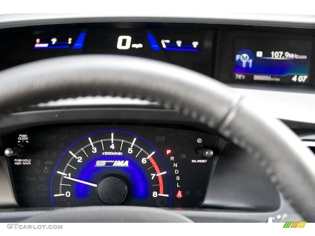 2013 Honda Civic Hybrid-L Sedan Gauges Photo #86222753