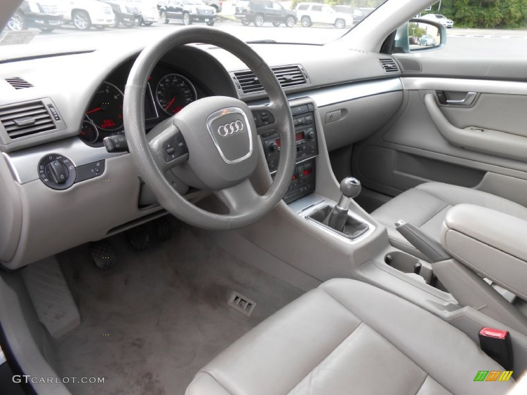 2006 A4 2.0T Sedan - Quartz Gray Metallic / Platinum photo #9