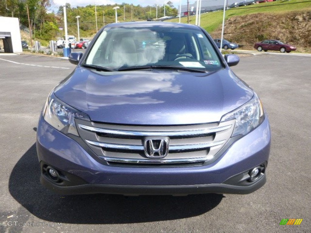 Twilight Blue Metallic 2014 Honda CR-V EX AWD Exterior Photo #86223245