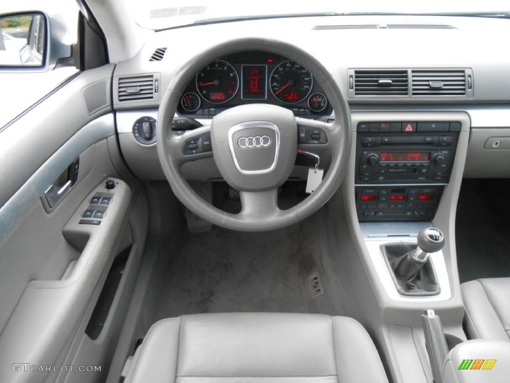 2006 Audi A4 2.0T Sedan Platinum Dashboard Photo #86223398