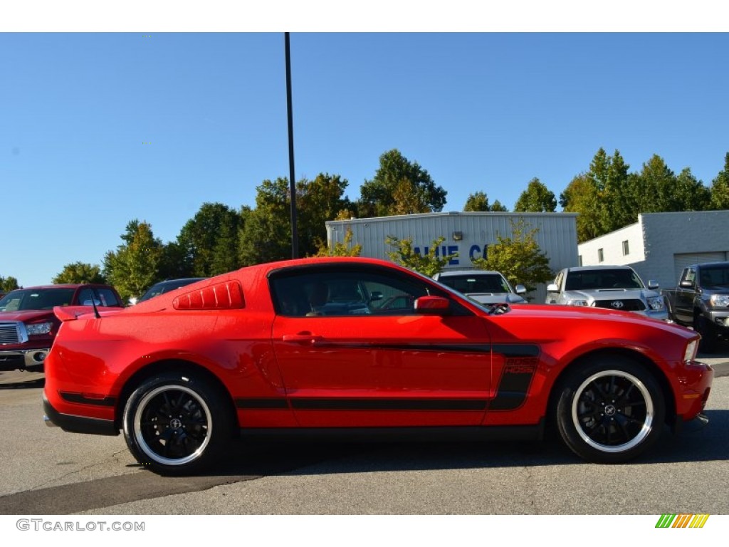2012 Mustang V6 Premium Coupe - Race Red / Saddle photo #2
