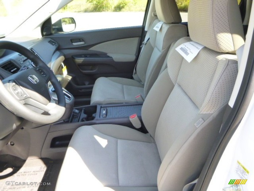 2014 CR-V EX AWD - White Diamond Pearl / Beige photo #10
