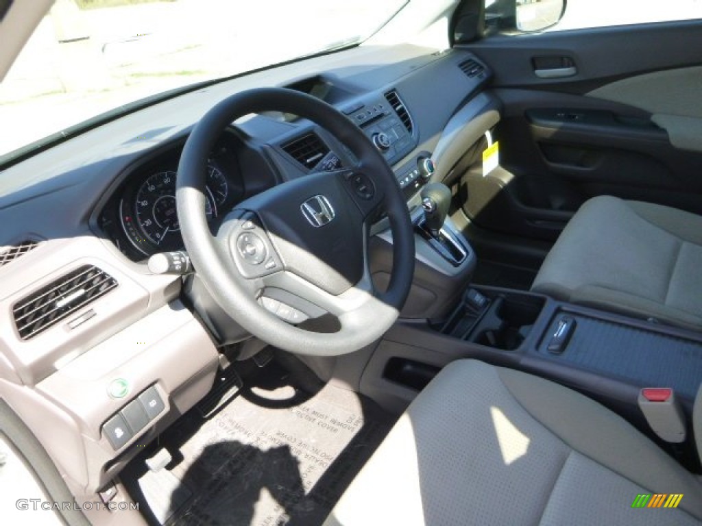 2014 CR-V EX AWD - White Diamond Pearl / Beige photo #15