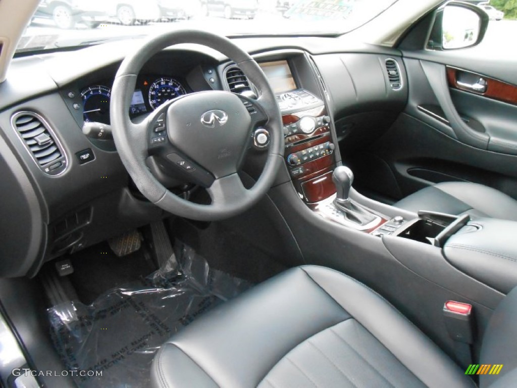 Graphite Interior 2011 Infiniti EX 35 AWD Photo #86224442