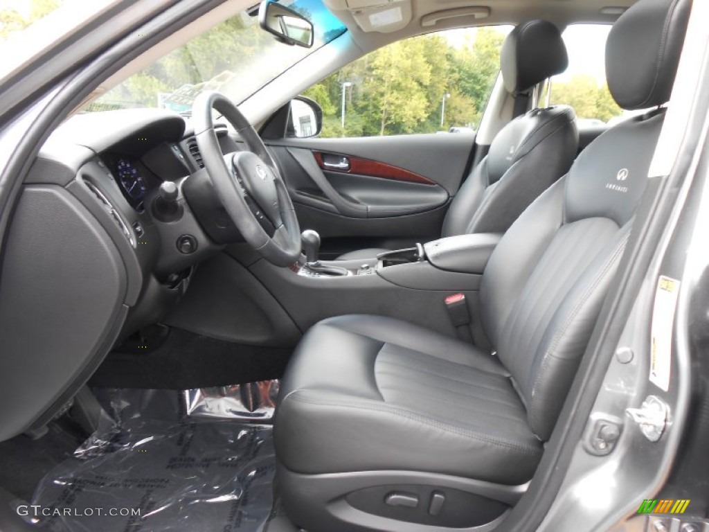 Graphite Interior 2011 Infiniti EX 35 AWD Photo #86224460