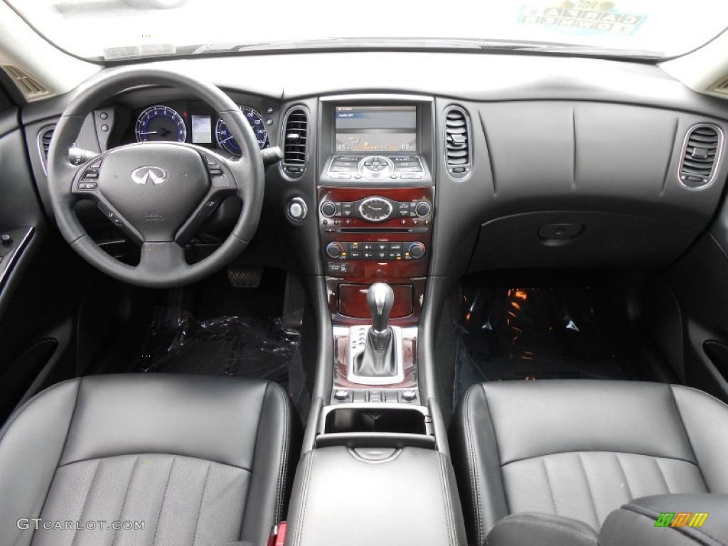2011 Infiniti EX 35 AWD Graphite Dashboard Photo #86224646