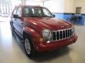 2007 Inferno Red Crystal Pearl Jeep Liberty Limited 4x4  photo #5