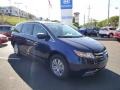 2014 Obsidian Blue Pearl Honda Odyssey EX  photo #1