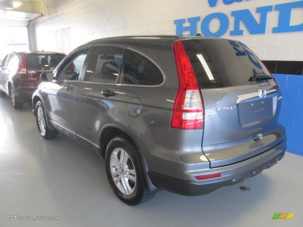 2011 CR-V EX 4WD - Polished Metal Metallic / Black photo #4