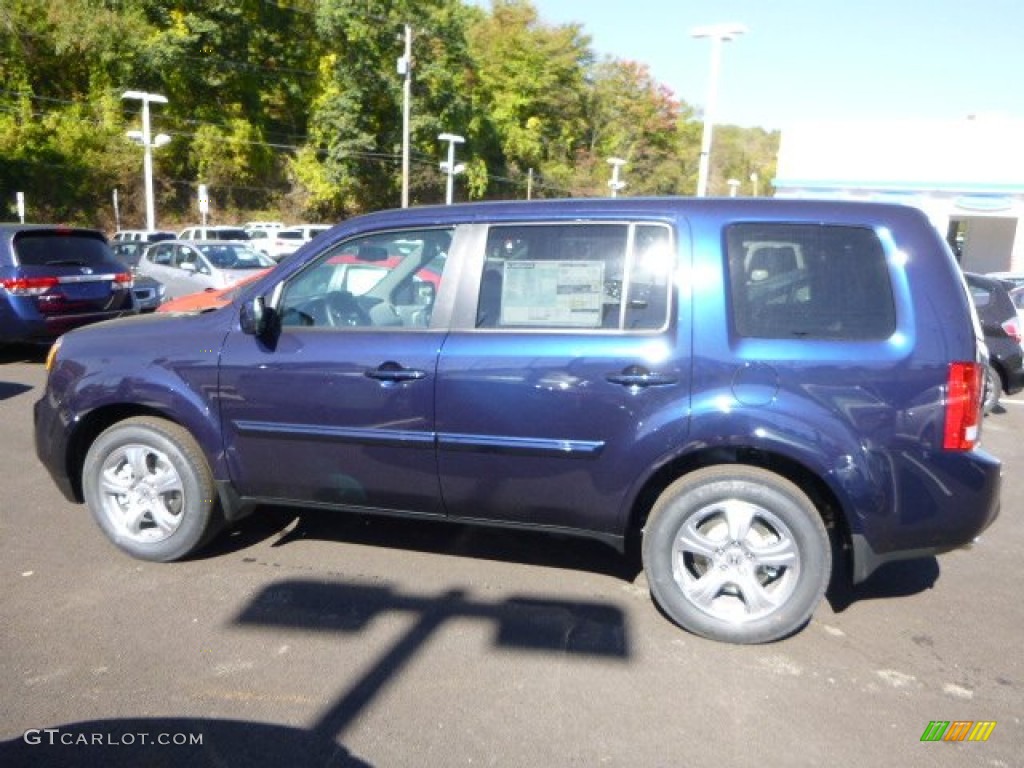 Obsidian Blue Pearl 2014 Honda Pilot EX-L 4WD Exterior Photo #86225946