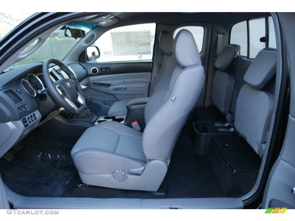 Graphite Interior 2014 Toyota Tacoma V6 TRD Access Cab 4x4 Photo #86226587