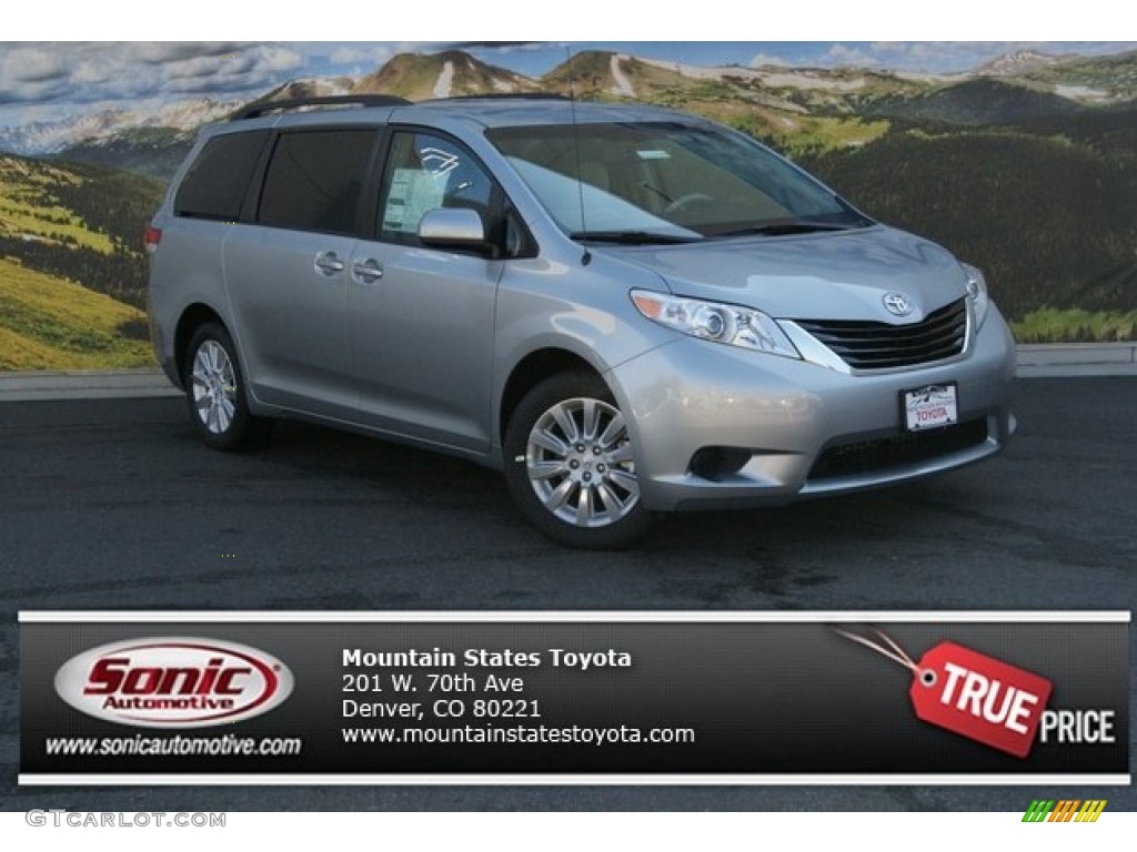 2014 Sienna LE AWD - Silver Sky Metallic / Light Gray photo #1
