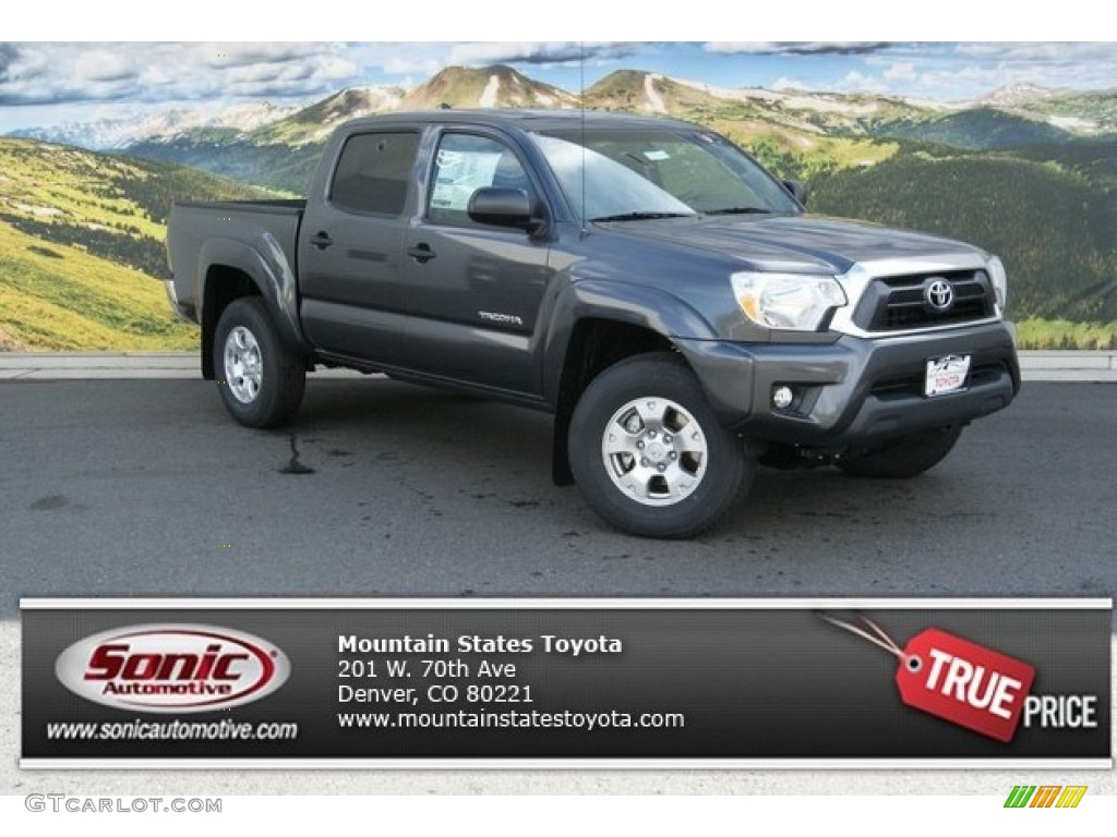 2014 Tacoma V6 SR5 Double Cab 4x4 - Magnetic Gray Metallic / Graphite photo #1