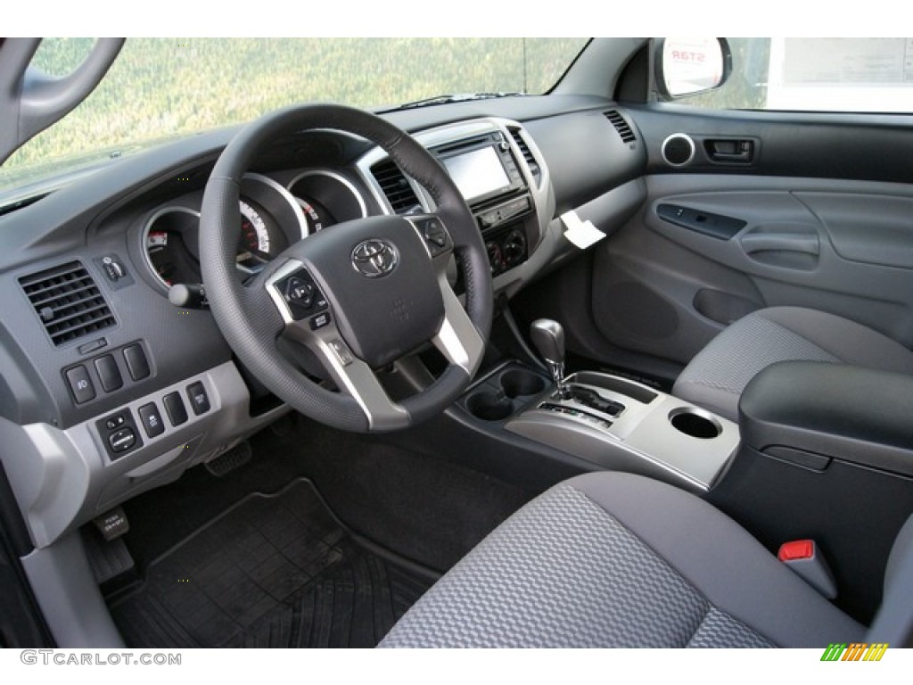 2014 Tacoma V6 SR5 Double Cab 4x4 - Magnetic Gray Metallic / Graphite photo #5