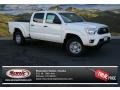 2014 Super White Toyota Tacoma V6 SR5 Double Cab 4x4  photo #1