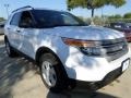 2014 Oxford White Ford Explorer FWD  photo #7