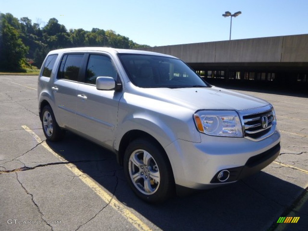 2014 Pilot EX-L 4WD - Alabaster Silver Metallic / Gray photo #1