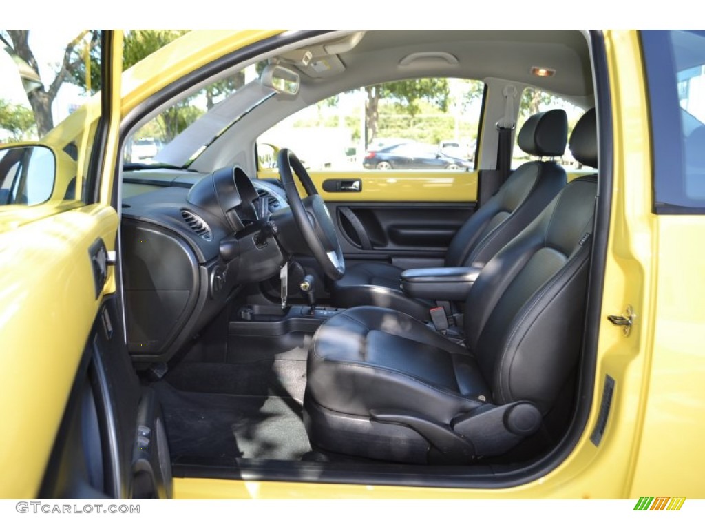 2010 New Beetle 2.5 Coupe - Sunflower Yellow / Black photo #9