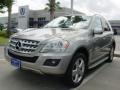 2009 Sand Beige Metallic Mercedes-Benz ML 350 4Matic  photo #2