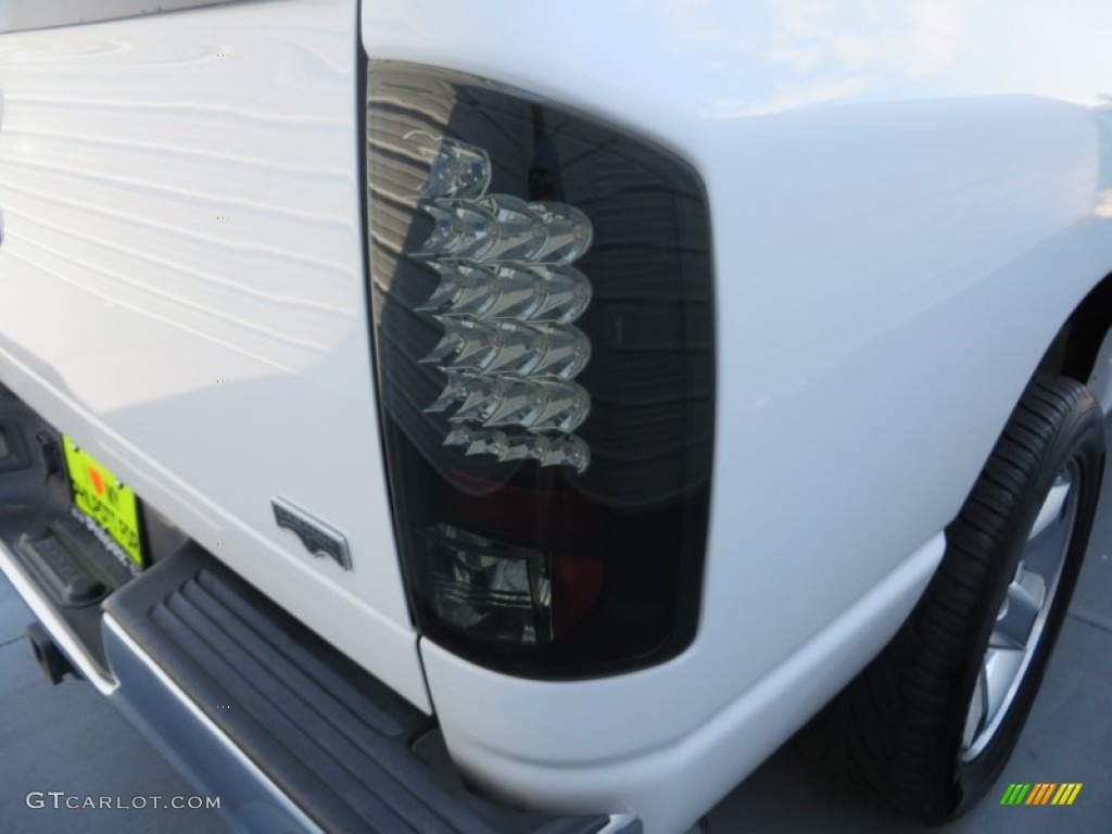 2006 Ram 1500 Laramie Quad Cab - Bright White / Khaki Beige photo #18