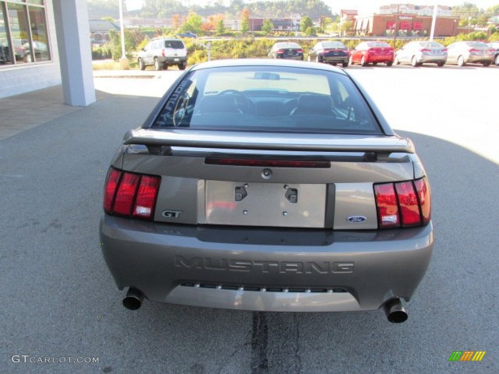 2001 Mustang GT Coupe - Mineral Grey Metallic / Dark Charcoal photo #7