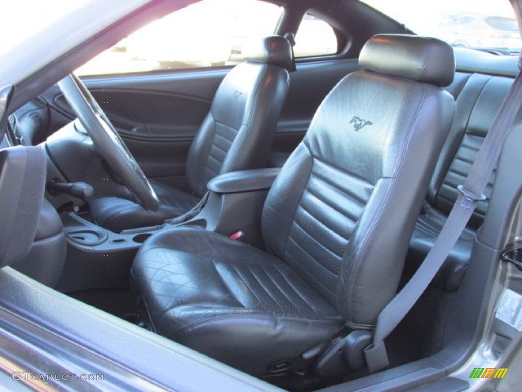 2001 Mustang GT Coupe - Mineral Grey Metallic / Dark Charcoal photo #11