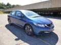 2013 Dyno Blue Pearl Honda Civic EX Sedan  photo #1