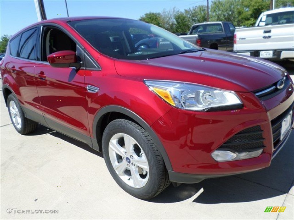 2014 Escape SE 1.6L EcoBoost - Ruby Red / Medium Light Stone photo #7